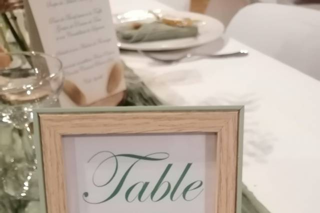Table thème nature