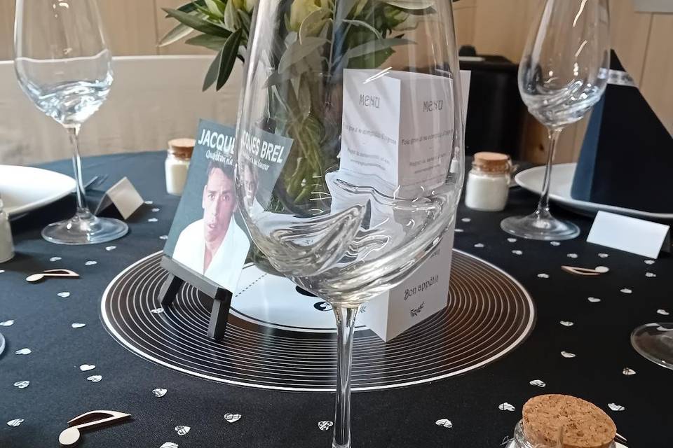 Table thème musique