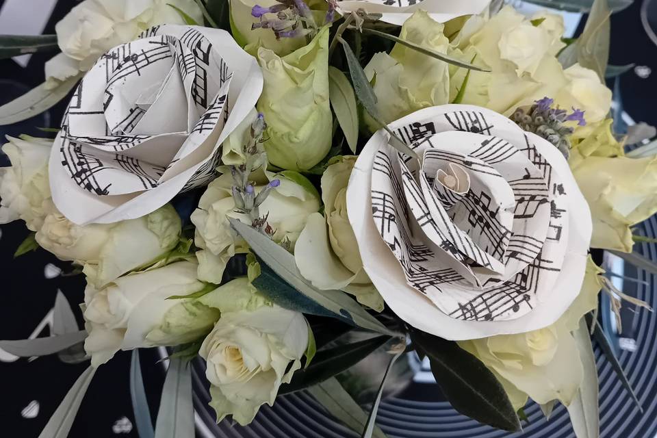Roses en papier musique