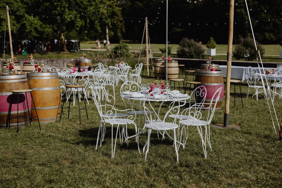 Les pelouses de l'Orangerie
