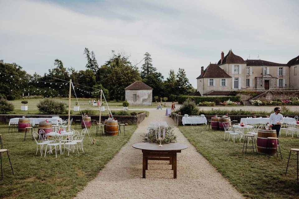 Les pelouses de l'Orangerie