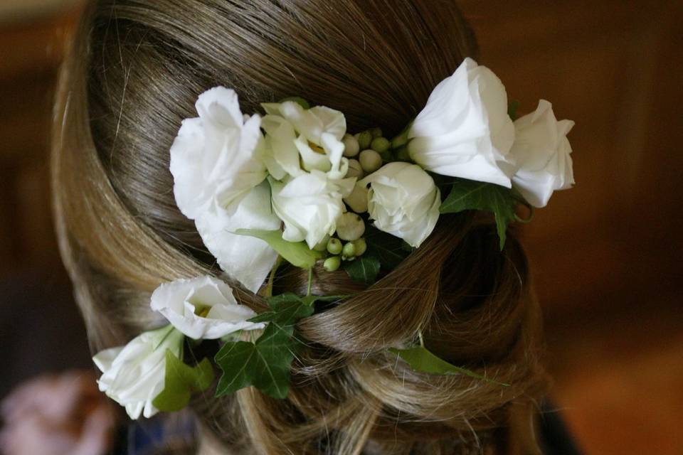 Fleurs cheveux