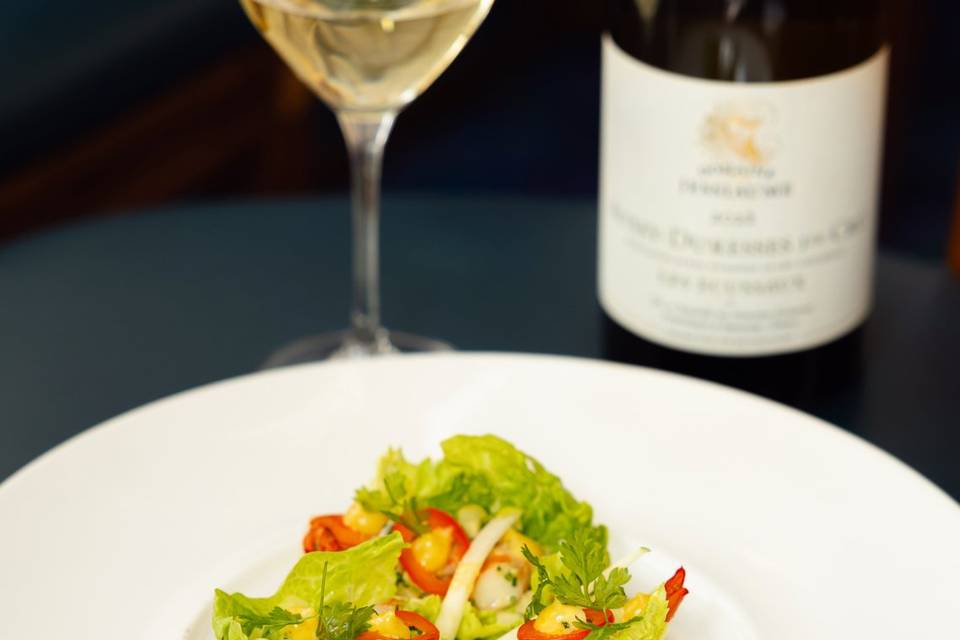 Fruits de mer - gambas entrée