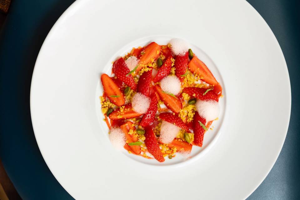 Chef pâtissier - fraises