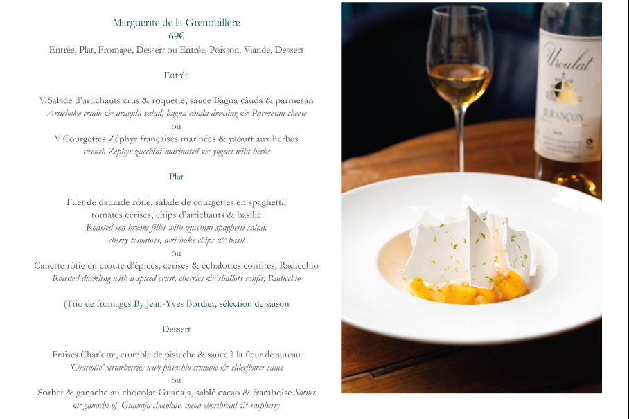 Menu juillet 2026
