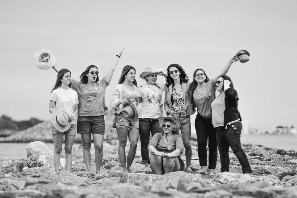Des photos de groupe émouvante