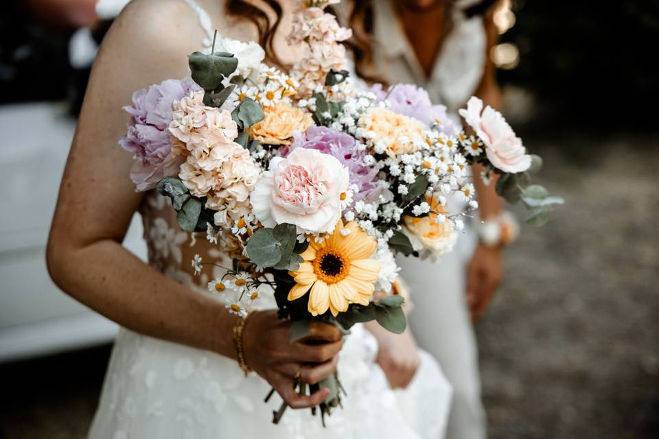 Fleurs de la mariée
