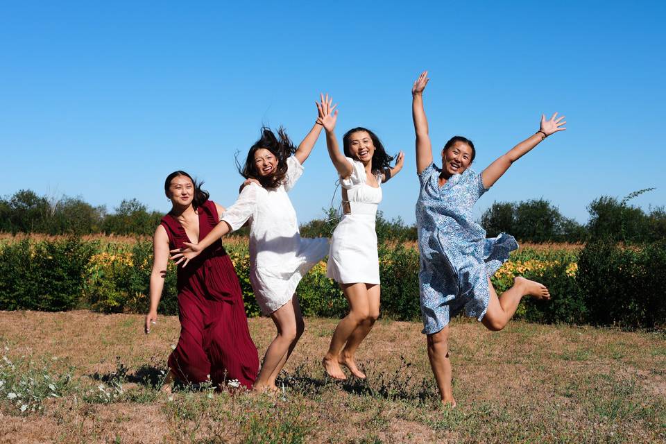 Photo groupe mariage