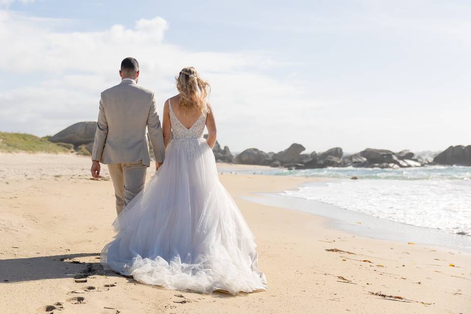 Couple plage