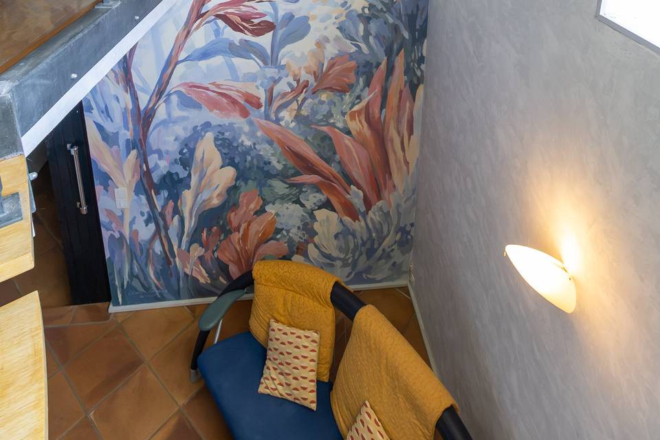 Peinture au mur
