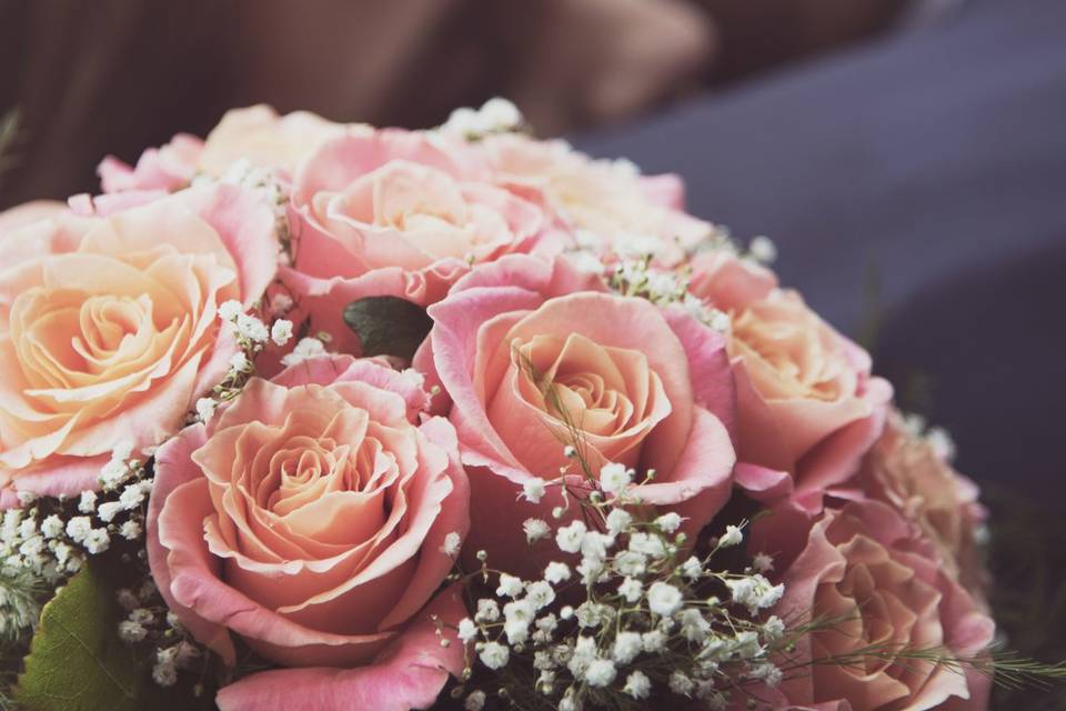 Over the bouquet