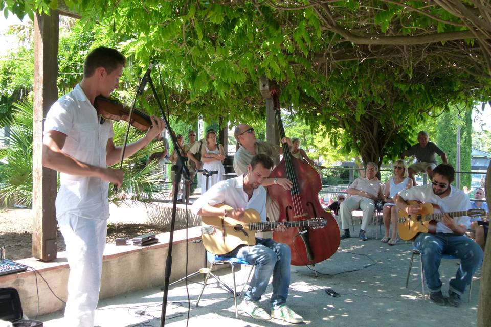 Jazz sous la glycine (quartet)