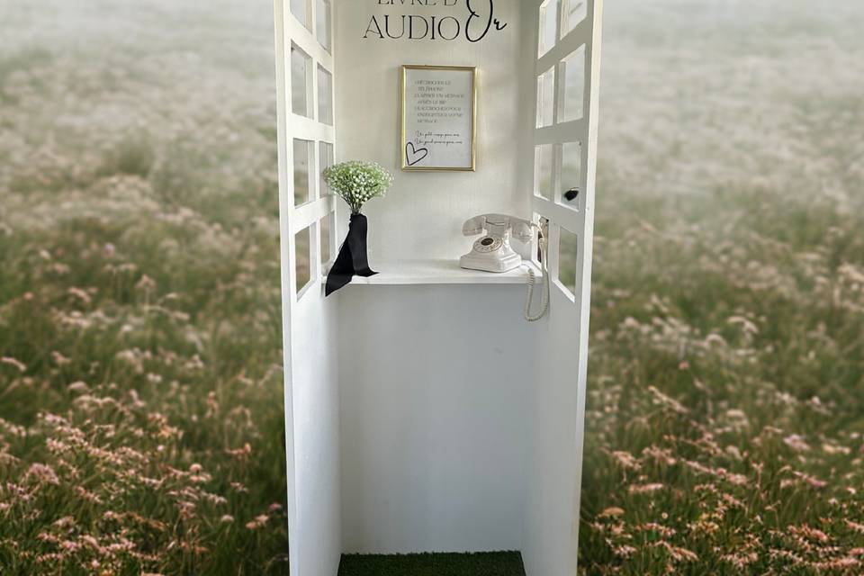 Cabine livre d'or audio