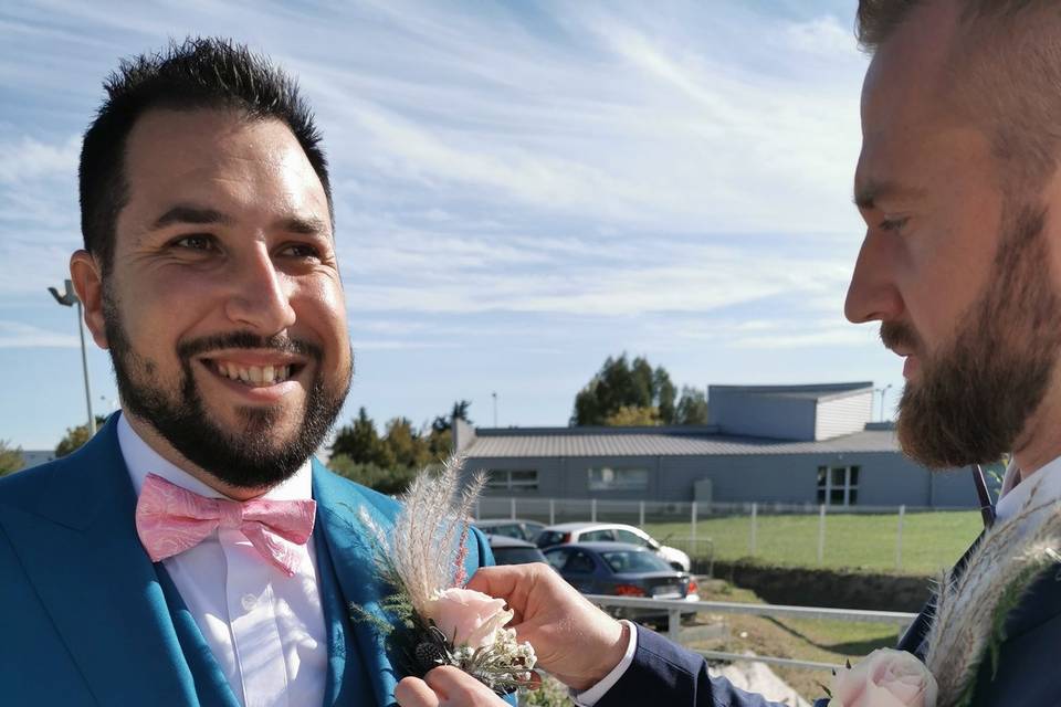 Boutonnière marié