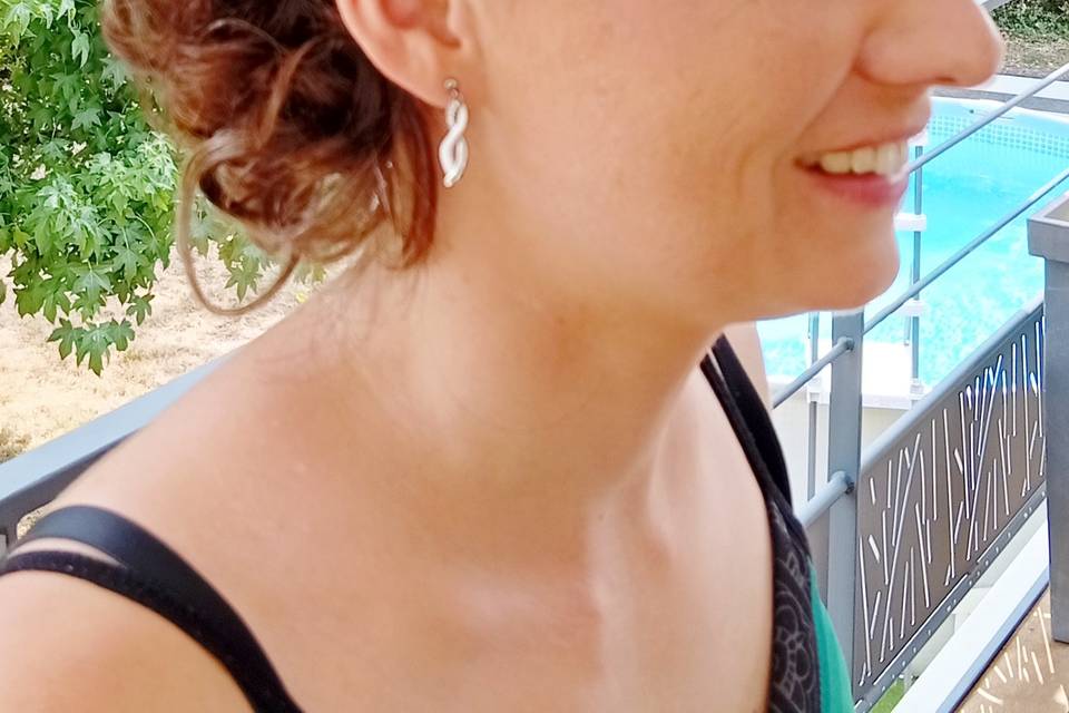 Chignon invitée