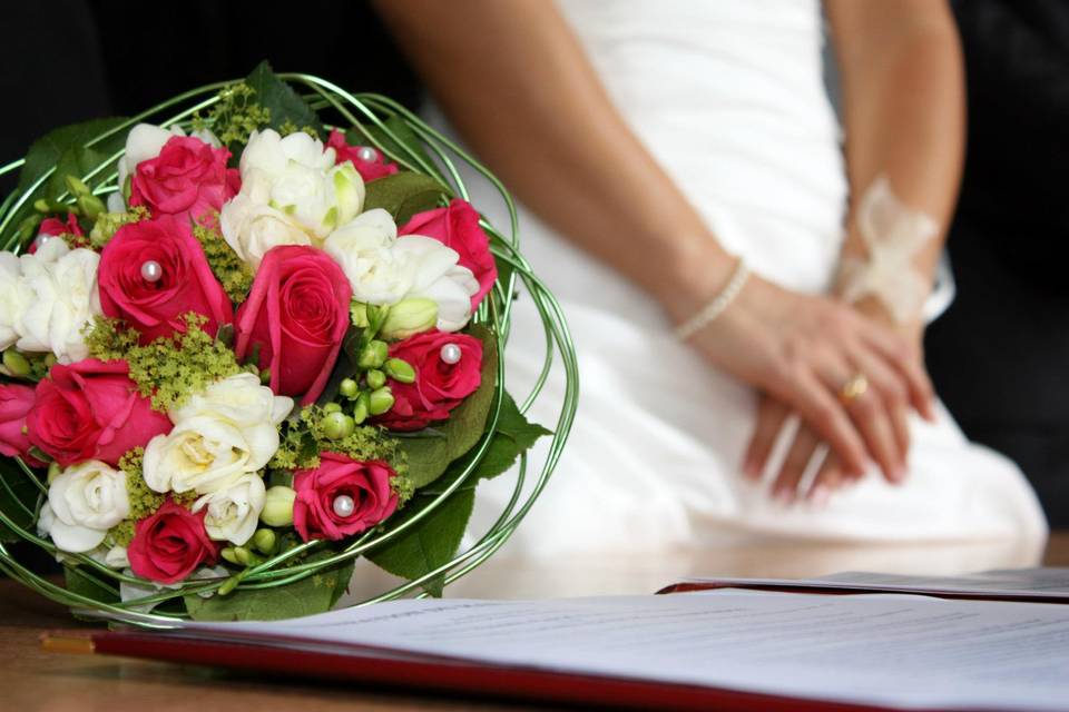 Le bouquet de la mariée