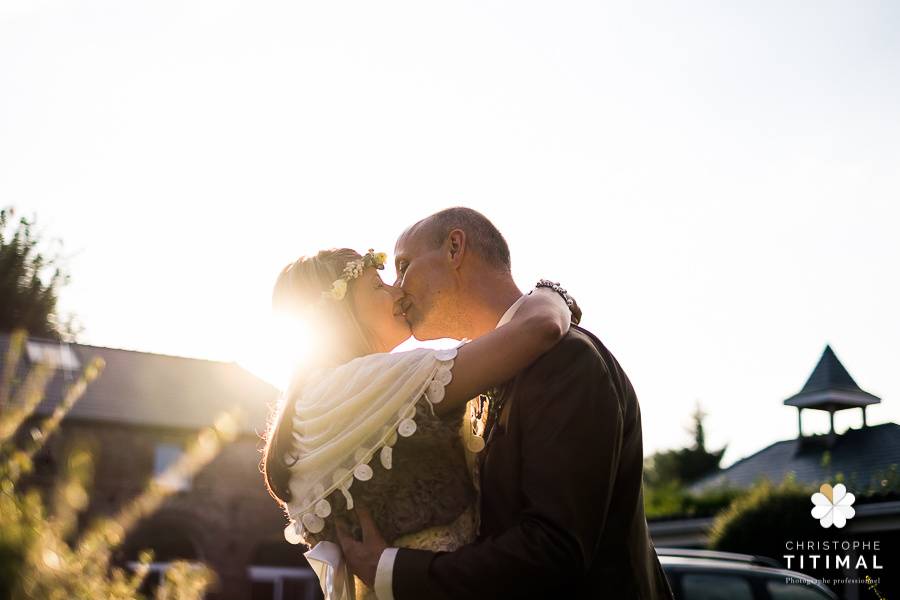 Contre jour couple