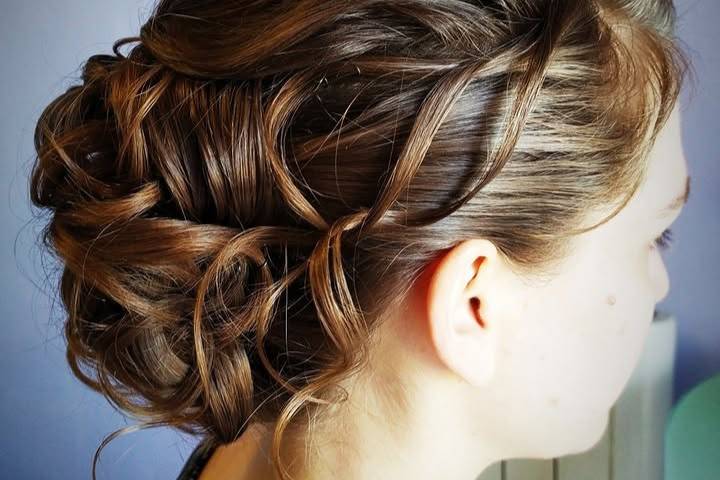 Chignon travaillé