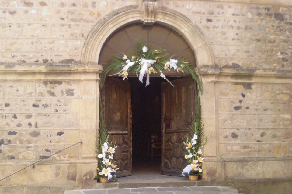 Décoration d'église champêtre