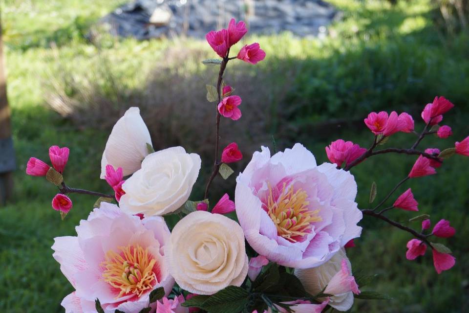 Bouquet de papier