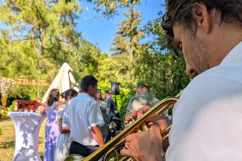 Composition trompette live