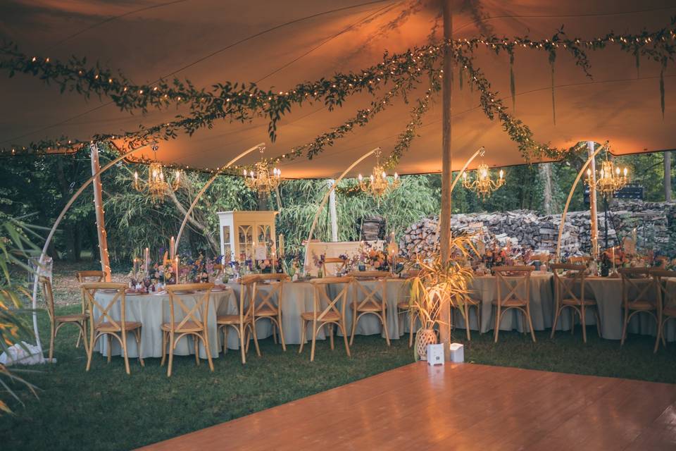 Mariage tente stretch