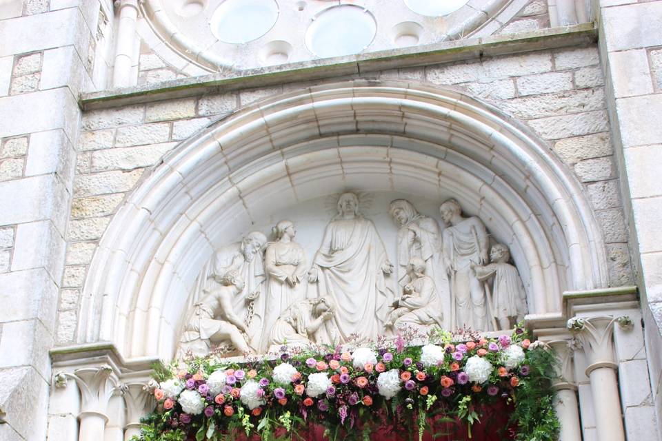 Entrée église mariage