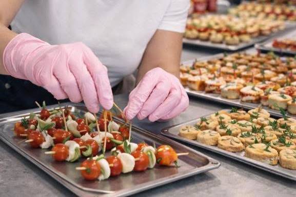 Préparation d’un buffet