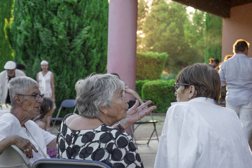 La maman avec ses copines