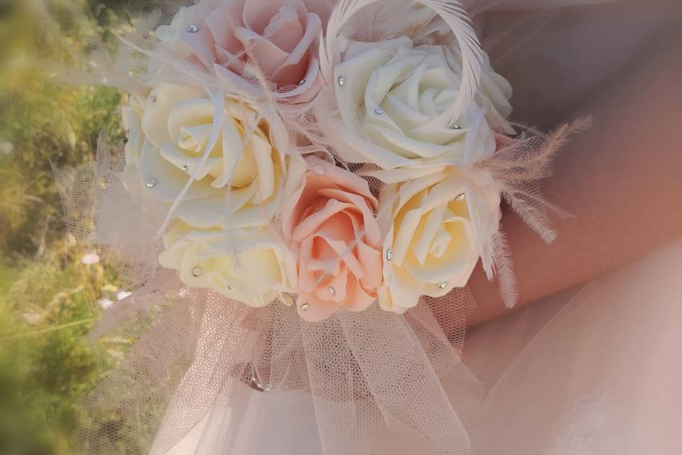 Bouquet de mariée artificiel