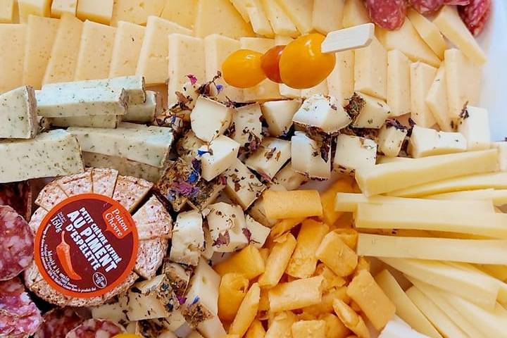 Buffet fromage charcuterie