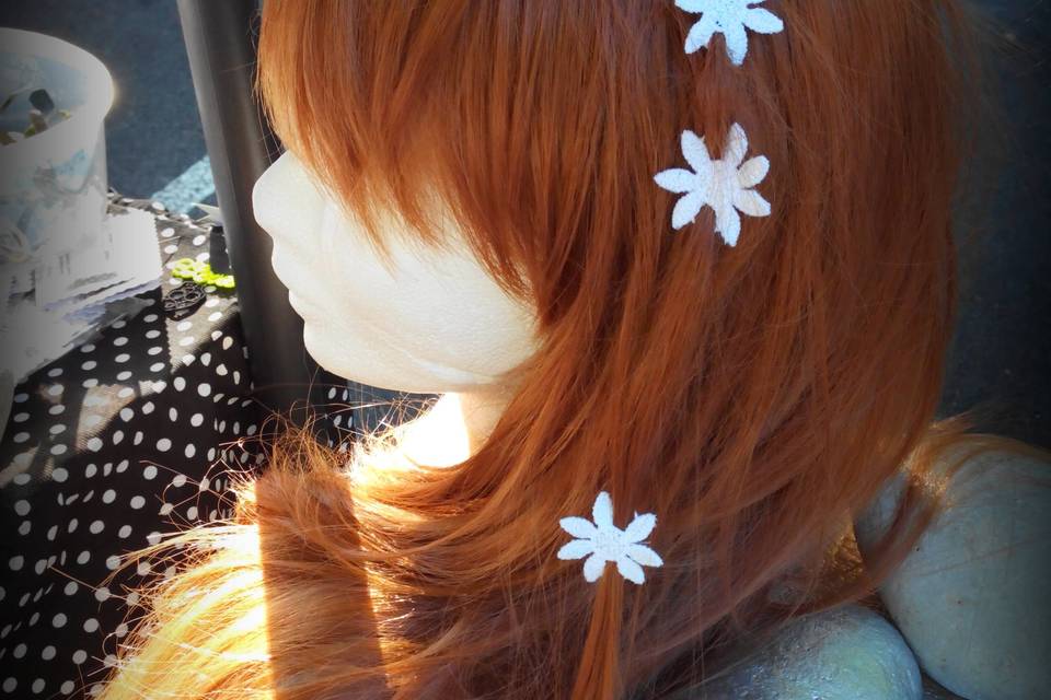 Bijoux de cheveux petite fleur