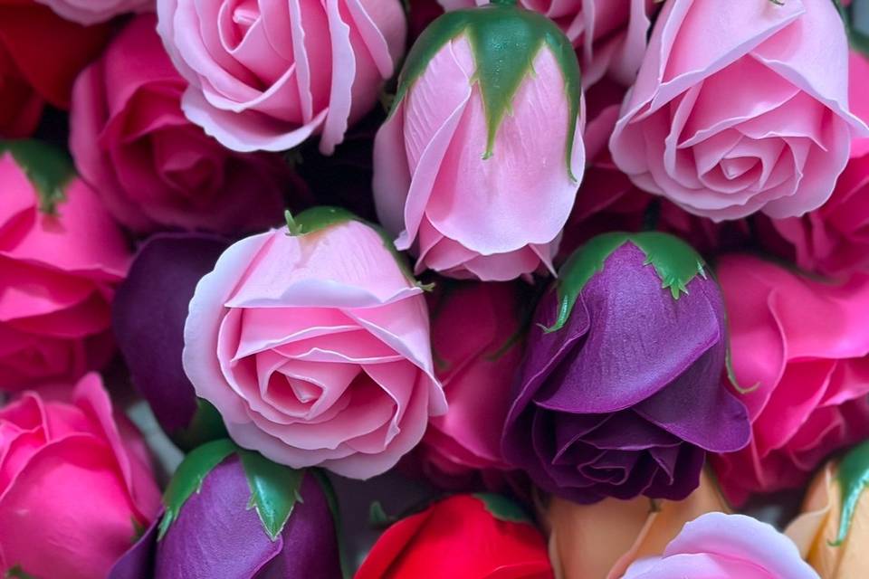 Fleurs de savon