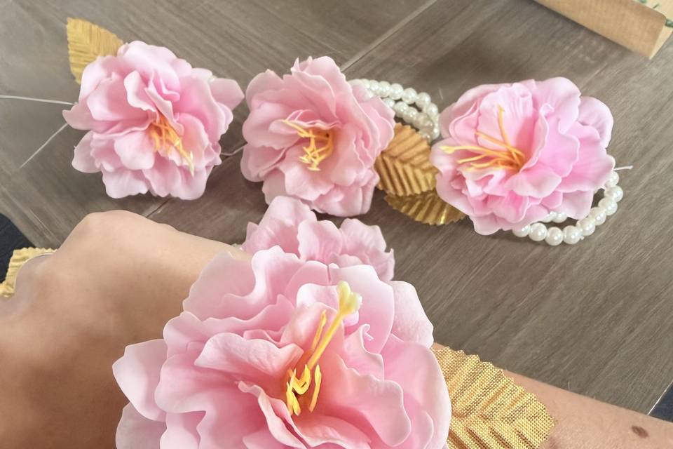 Bracelet mariée et témoins