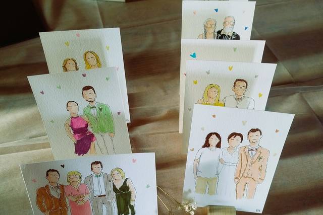 Les croquis exposés