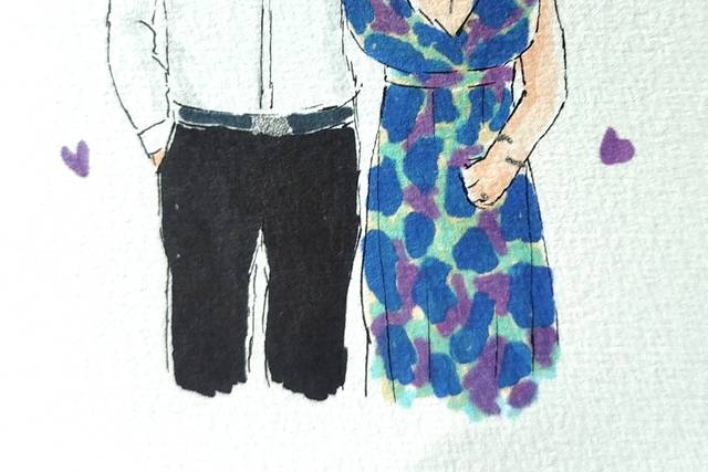 Croquis d'un couple