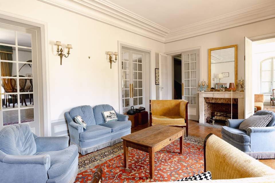 Grand salon dans le château