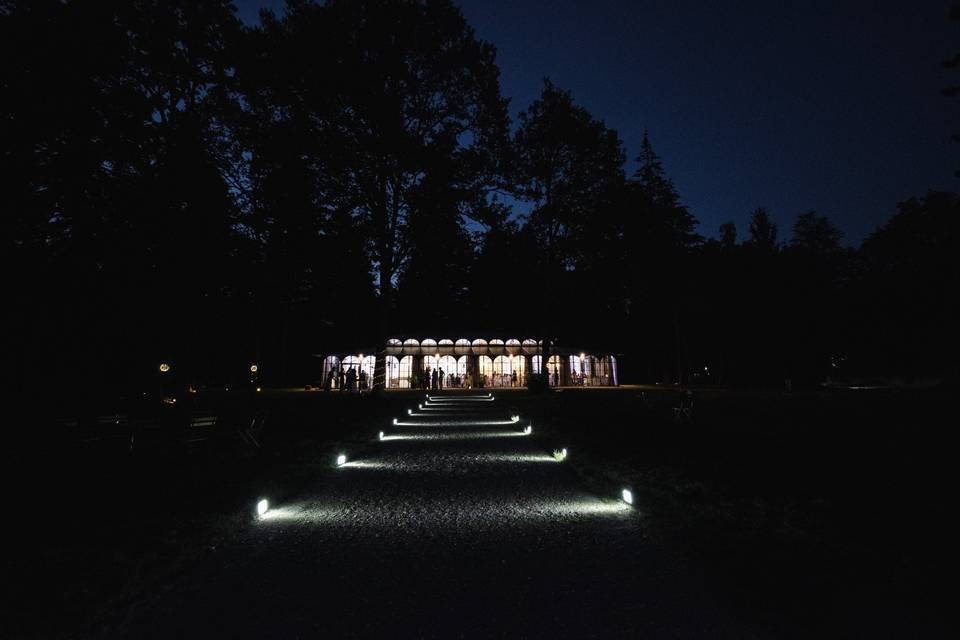 Orangerie vue de nuit