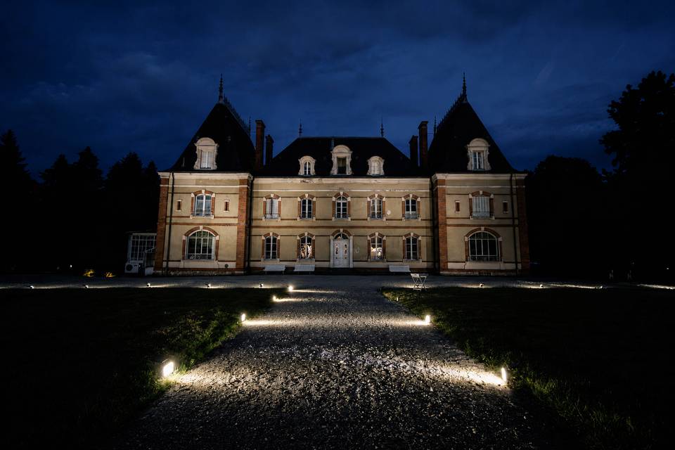 Le château vue de nuit