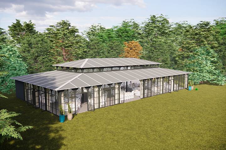 Vue de l'orangerie