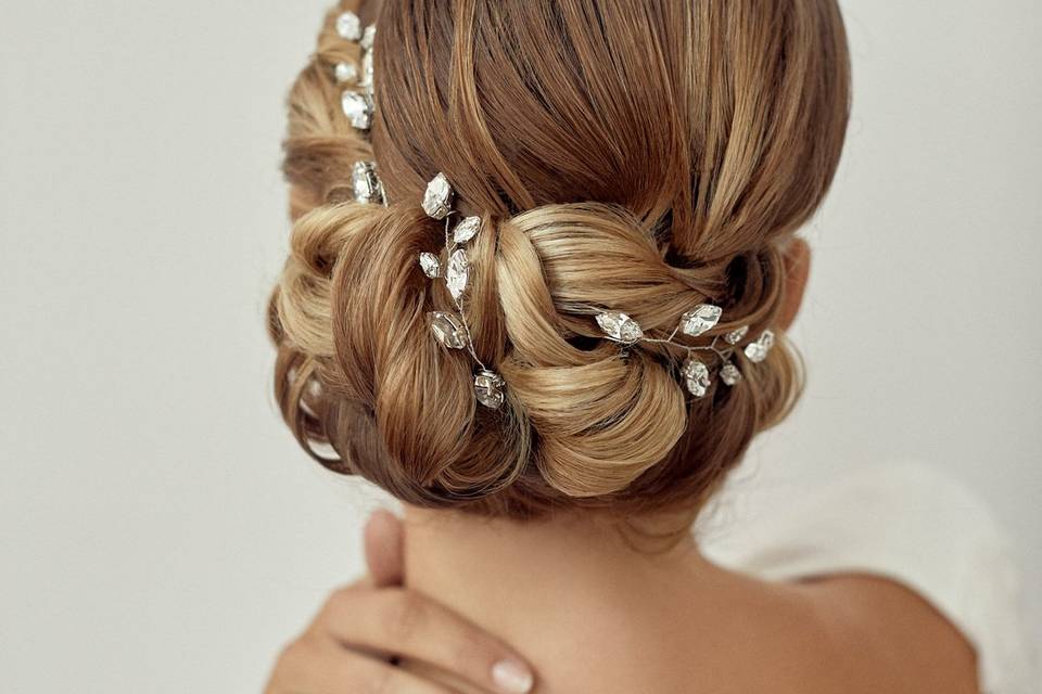 Pics a chignon mariée