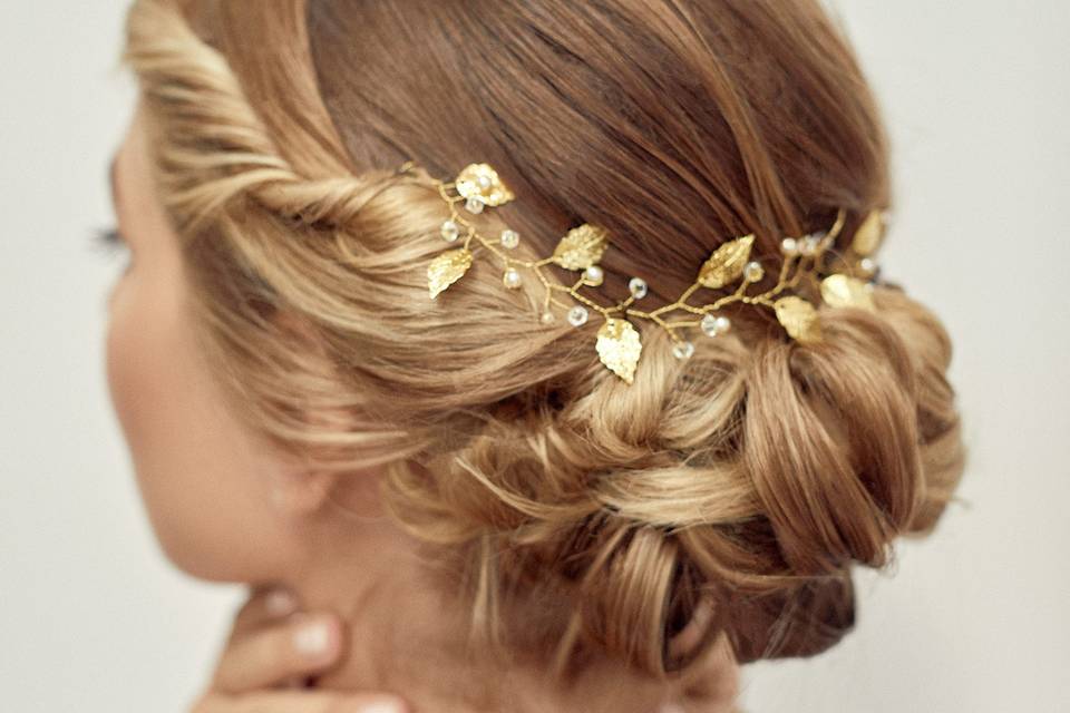 Bijoux de cheveux mariée