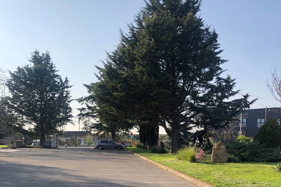 Le parking privé