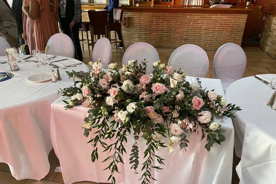 Table des mariées