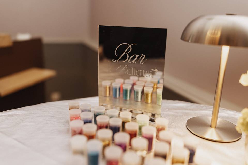 Bar à paillettes
