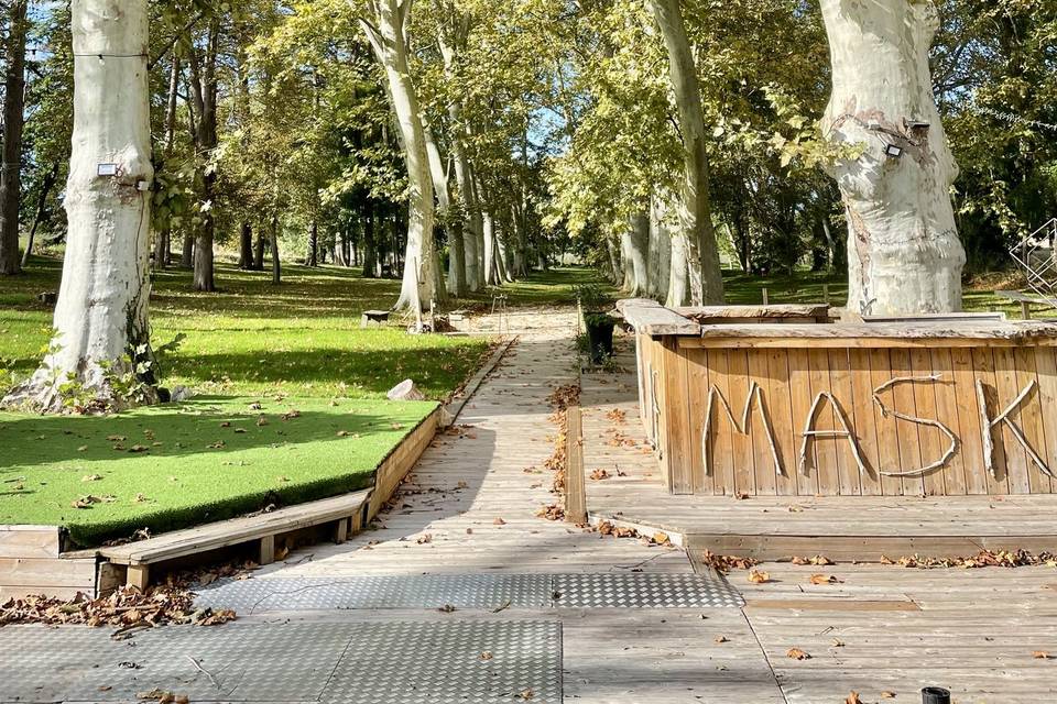 Parc et terrasse