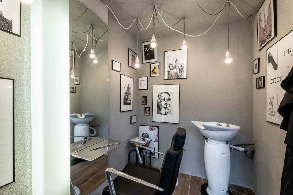 Le salon de coiffure