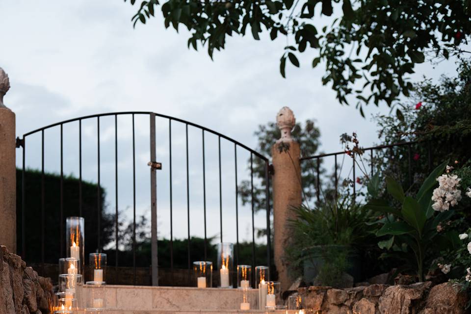 Location vase et bougie led
