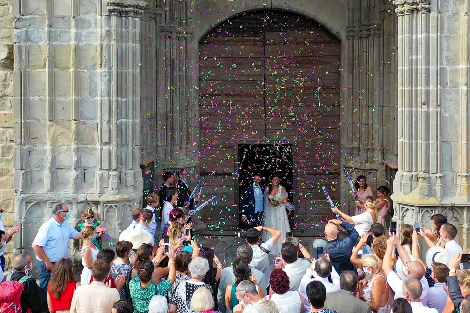 Sortie église