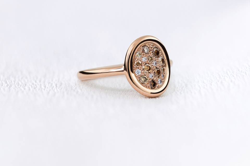 SOLUNA S diamants bruns